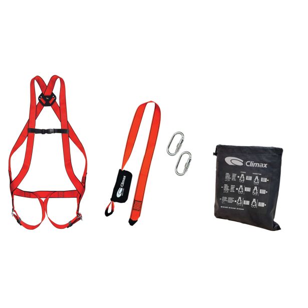 VAROVALNI PAS CLIMAX SET ZA DELO NA VIŠINI 10 BASIC DO 100KG