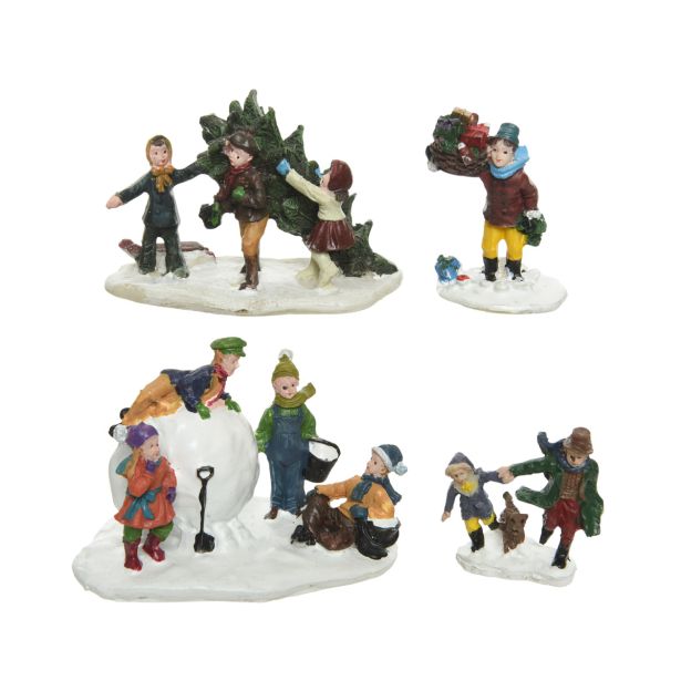 VASICA LUMINEO OTROCI Z JELKO/NA SNEGU 2/1 SORT