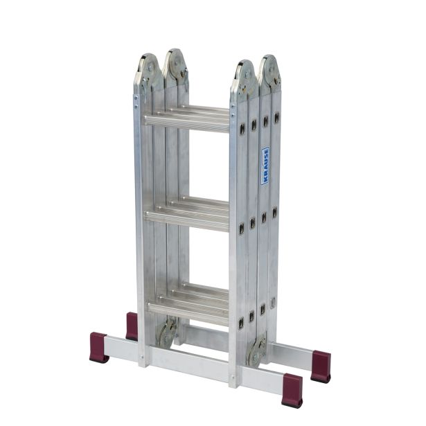 ŠTIRIDELNA LESTEV KRAUSE VEČNAMENSKA 4X3 STOPNIC 0.98M/3.50M/1.70M