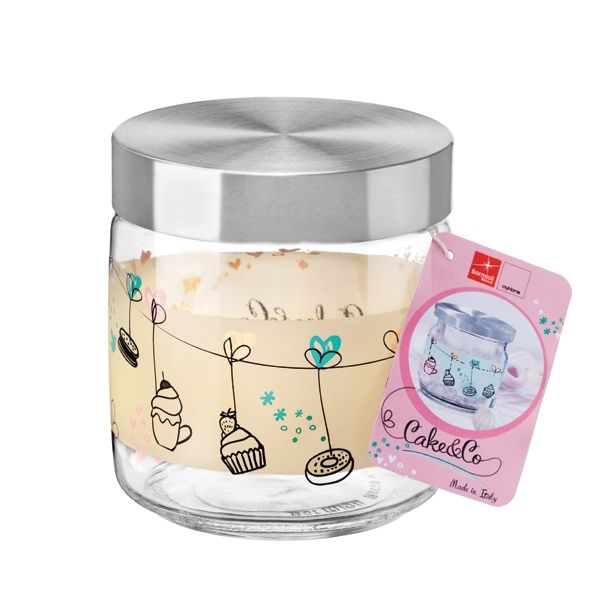 VEČNAMENSKA DOZA BORMIOLI ROCCO 0.75 L GIARA CAKE&CO RUMENA