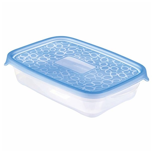 VEČNAMENSKA DOZA CURVER SET POSOD ZA SHRANJEVANJE TAKE AWAY, 3X1L MODRA