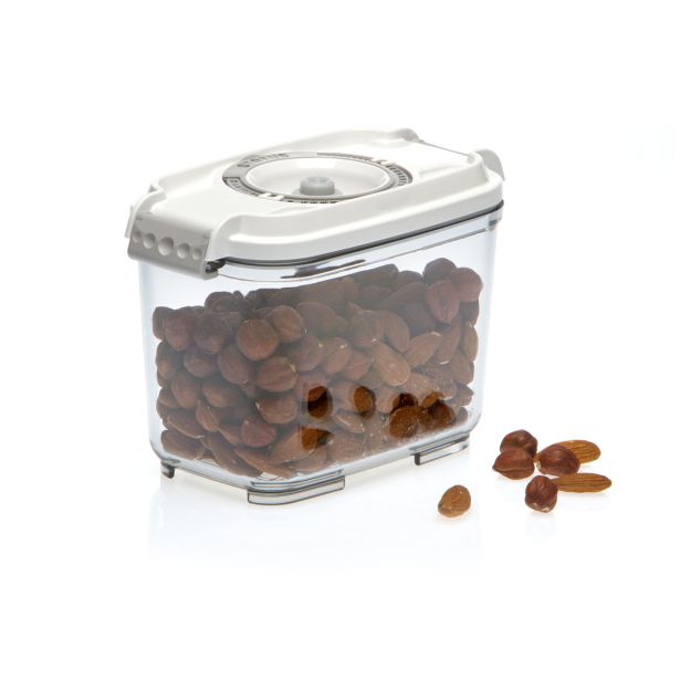 POSODA ZA SHRANJEVANJE STATUS 0.8 LIT PRAVOKOTNA VAKUUMSKA POSODA BELA