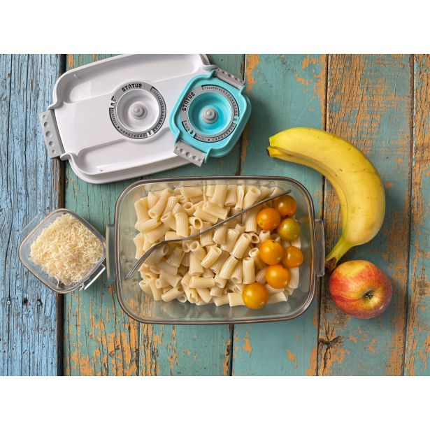 POSODA ZA SHRANJEVANJE STATUS 3-DELNI SET PRAVOKOTNIH VAKUMSKIH POSOD BELA