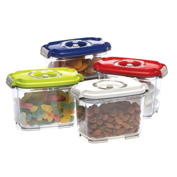 VEČNAMENSKA DOZA STATUS PRAVOKOTNA VAKUUMSKA 0.8L, ZELENA