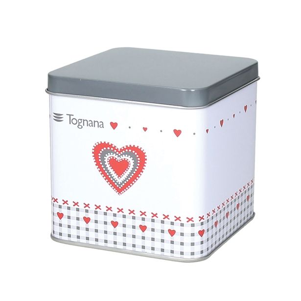 VEČNAMENSKA DOZA TOGNANA 10X10 CM KVADRATNA DOMUS LOVELY