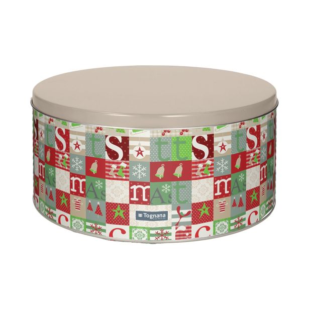 VEČNAMENSKA DOZA TOGNANA 22X10 CM OKROGLA DOMUS PATCHWORK