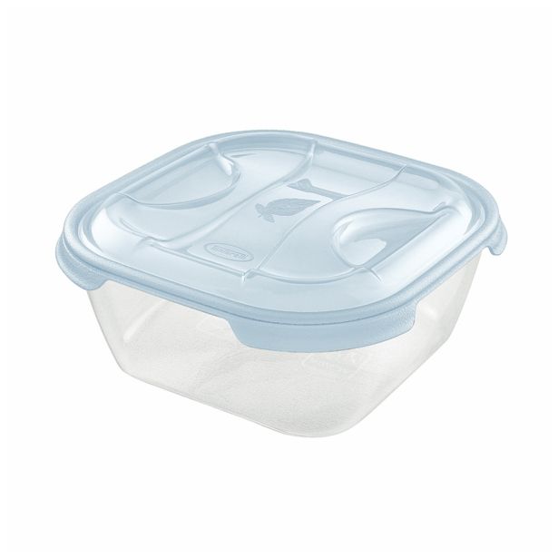 POSODA ZA SHRANJEVANJE TONTARELLI 1 L NUVOLA KVADRATNA ACQUA TRANSP