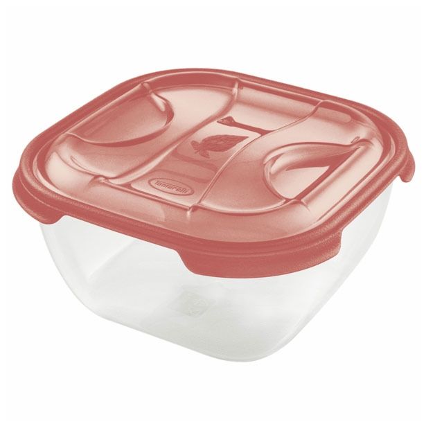 VEČNAMENSKA DOZA TONTARELLI 1 L NUVOLA KVADRATNA CORAL TRANSP