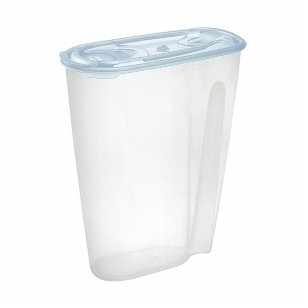 POSODA ZA SHRANJEVANJE TONTARELLI 2 L NUVOLA POKROV WATER BLUE 18.9X9.4X22.7 CM