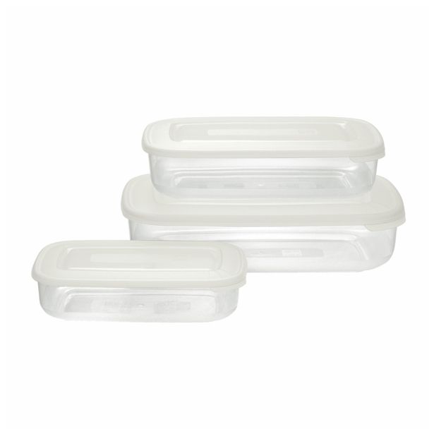 POSODA ZA SHRANJEVANJE TONTARELLI SET 3/1 FAMILY FOOD