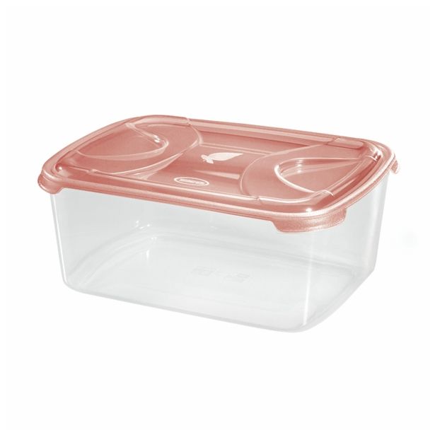 VEČNAMENSKA DOZA TONTARELLI 7 L NUVOLA 31X24X13.4 CM CORAL TRANSP