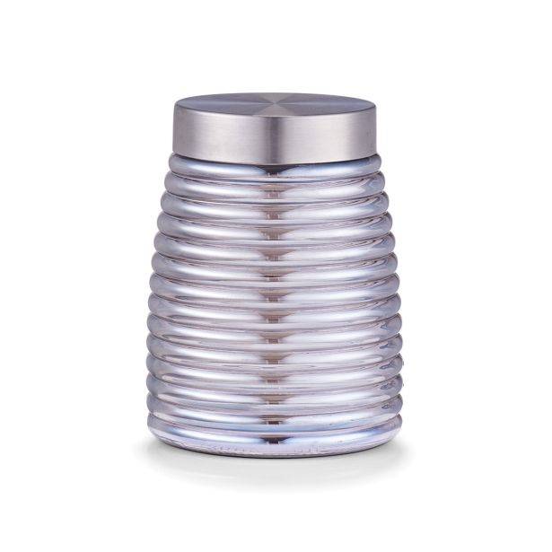 KOZAREC ZA SHRANJEVANJE "METALIC", 1250ML, SREBRNI