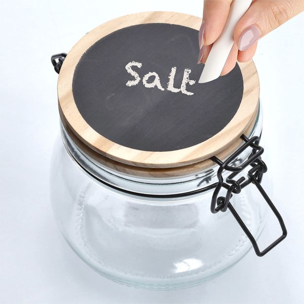 POSODA ZA SHRANJEVANJE ZELLER PRESENT 500 ML Z ZAPIRALOM NA SPONKO STEKLENA BOR