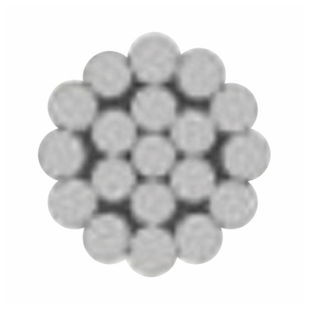 VEČNAMENSKA VRV VODUŠEK 2 MM-DIN 3053-1X19 ZN 1 X 19 DIN 3053