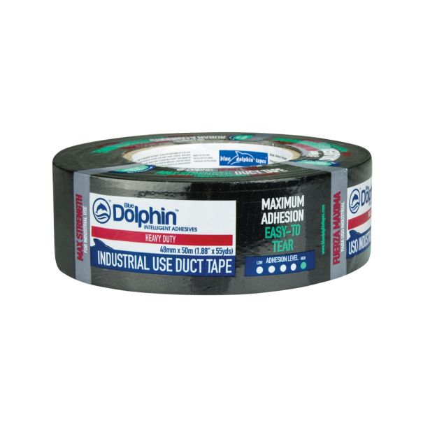 VEČNAMENSKI LEPILNI TRAK DOLPHIN DUCKT TAPE FM 250 ČRN 48MM X 50M