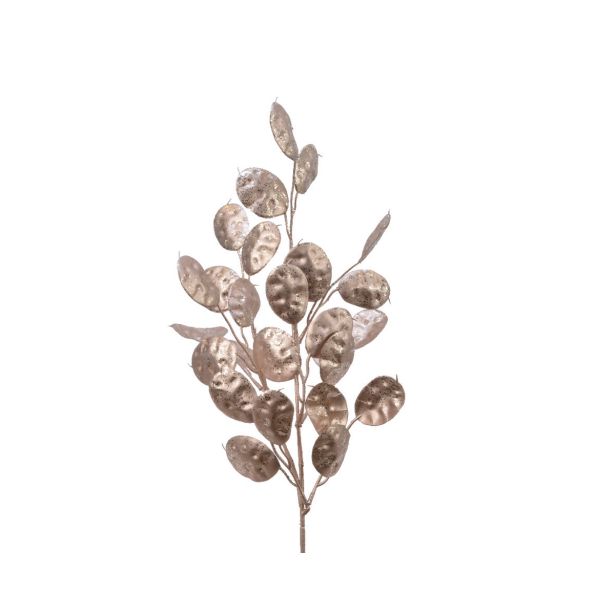 DEKORACIJA VEJA LISTKI ZLATA 70 CM