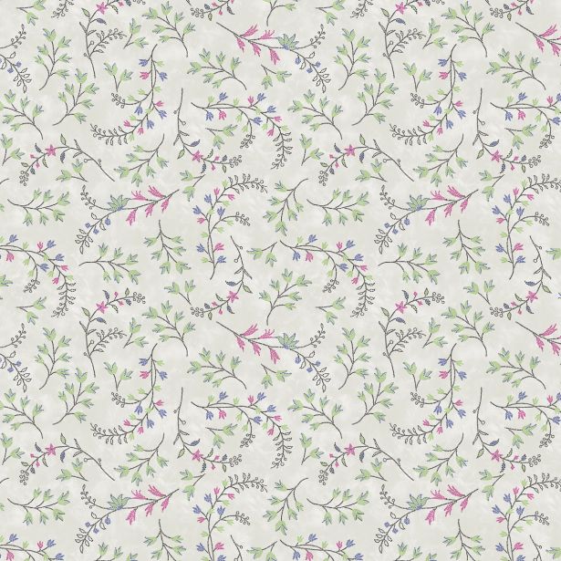 PRT NA ROLI NESE VEJICE ZELENE, ROZA ŠIRINA 140 CM