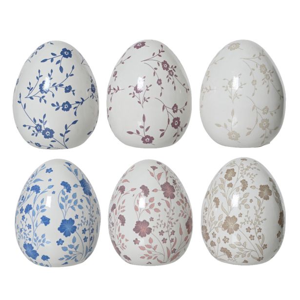 VELIKONOČNI PROGRAM DECORIS DEKORATIVNI JAJC, PISAN 6.5X8 CM, SORTIRANO