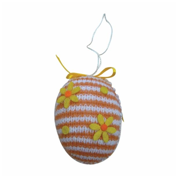 VELIKONOČNI PROGRAM GLOSSTYLE JAJČEK VISEČI 4.5X6 CM PLETENI RAZLIČNE BARVE