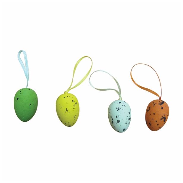 VELIKONOČNI PROGRAM GLOSSTYLE JAJČKA 2.5X3.5 CM 16/1 RAZLIČNE BARVE