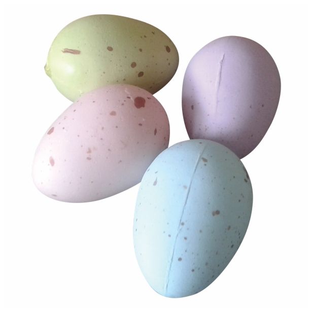 VELIKONOČNI PROGRAM GLOSSTYLE JAJČKA V TUBI 8X15 CM 4X3CM 18 KOS PASTEL BARVE