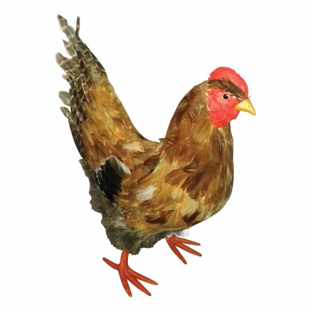 VELIKONOČNI PROGRAM GLOSSTYLE KOKOŠKA ALI PETELIN 26 CM VIŠINE SORTIRANO