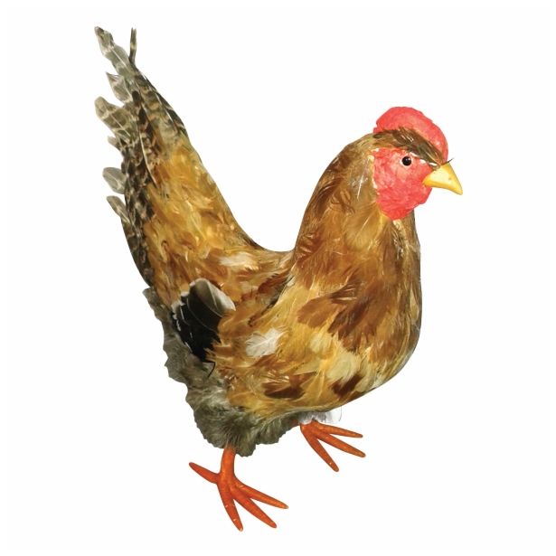 VELIKONOČNI PROGRAM GLOSSTYLE KOKOŠKA ALI PETELIN 26 CM VIŠINE SORTIRANO