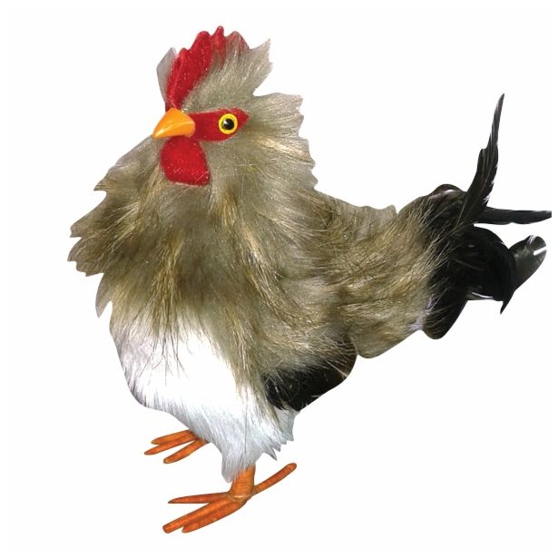 VELIKONOČNI PROGRAM GLOSSTYLE KOKOŠKA ALI PETELIN 34 CM VIŠINE SORTIRANO