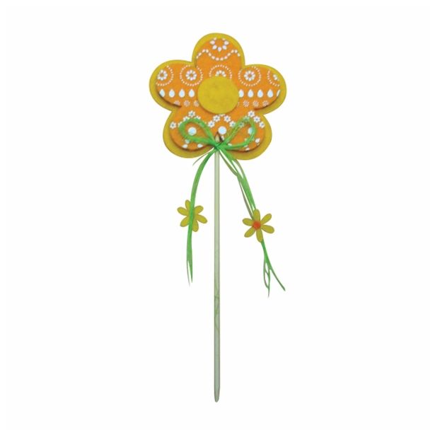 VELIKONOČNI PROGRAM GLOSSTYLE ROŽA FILC 8X8 CM NA PIKU RAZLIČNE BARVE