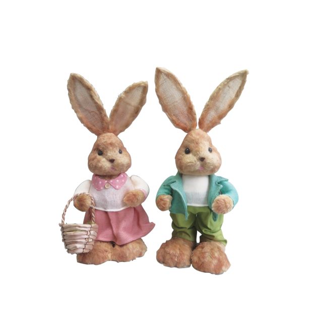 VELIKONOČNI PROGRAM GLOSSTYLE ZAJEC ALI ZAJČICA 70 CM VIŠINE SORTIRANO