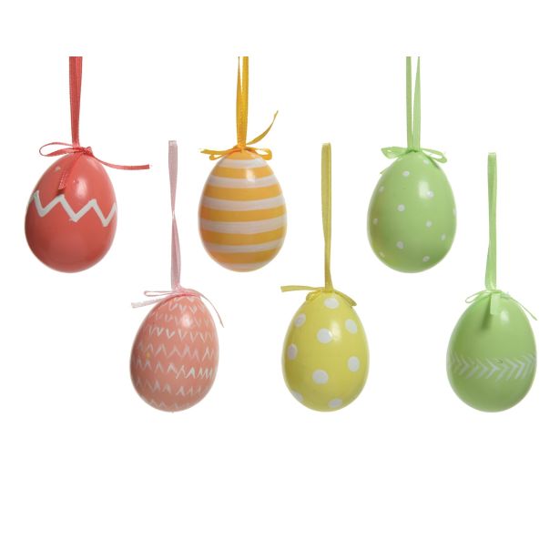 VELIKONOČNI PROGRAM JAJČKA FI5X7.5CM 6/1 PASTELNA