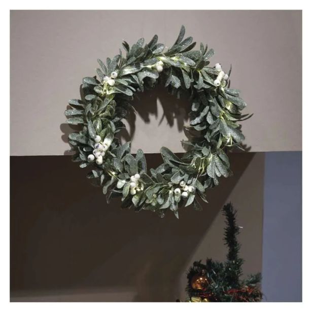 VENČEK EMOS LED TOPLA BELA, ČASOVNIK