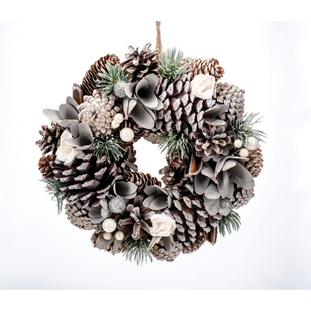 VENČEK GLOSSTYLE FI 26 CM SREBRNO BEL