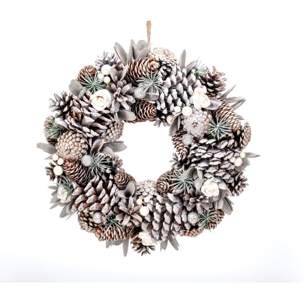 VENČEK GLOSSTYLE FI 34 CM SREBRNO BEL