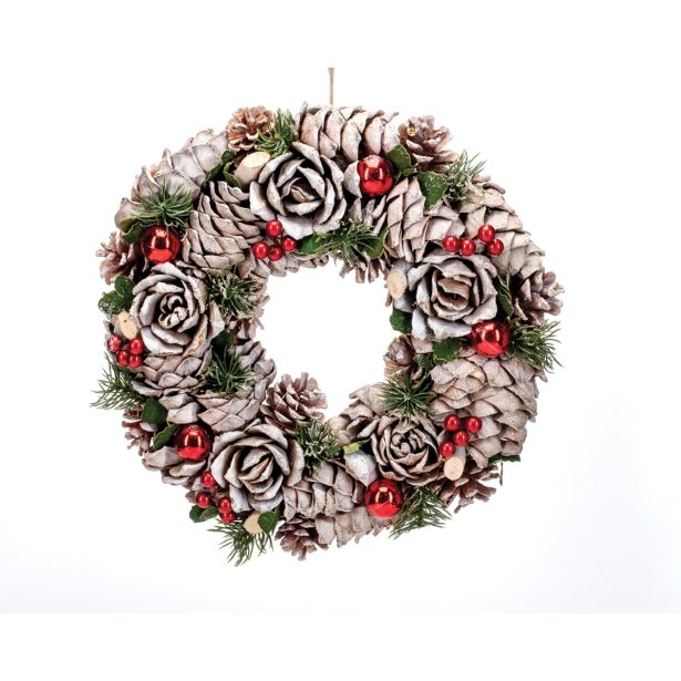 VENČEK GLOSSTYLE FI 35 CM RDEČ STORŽ ROŽA