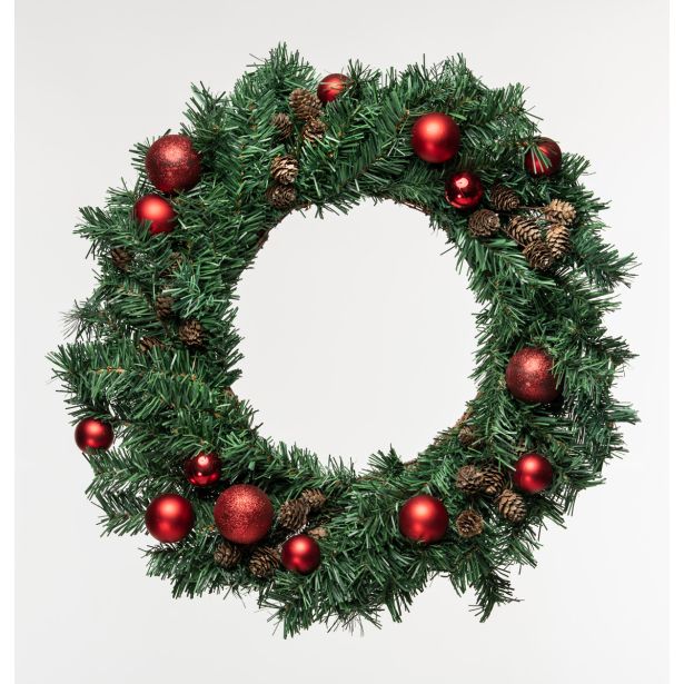 VENČEK GLOSSTYLE RDEČE IN ZELENE BARVE FI 60 CM