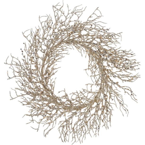 VENČEK EH Z BLEŠČICAMI 50 CM ZLAT