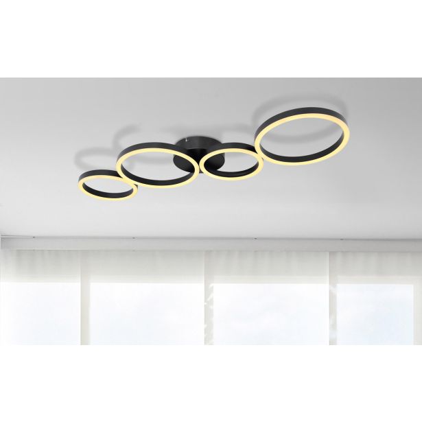 NADGRADNA STROP. SVETILKA VENOSA 35W ČRNA WW