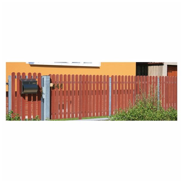 VERTIKALNA PVC DESKA CORTINAPLAST 21X78X1200 MM OPEČNATO RDEČE BARVE