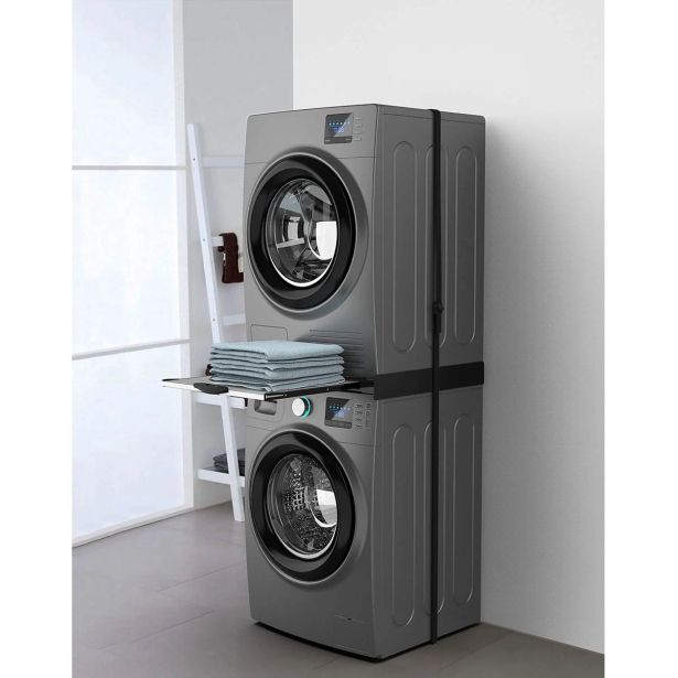 VEZNI ČLEN ZA PRALNI/SUŠILNI STROJ S POLICO TORRE DARK