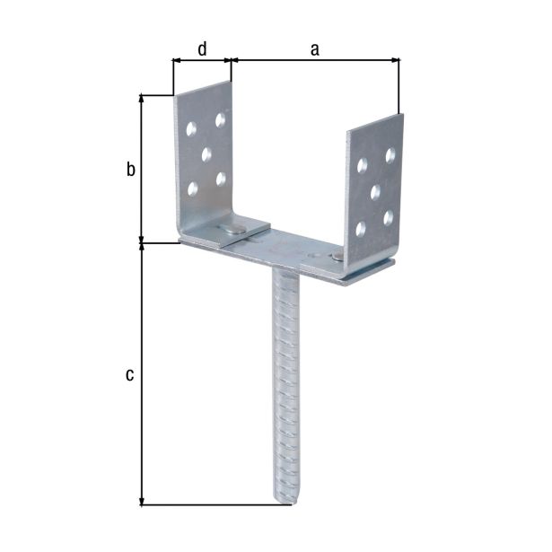 VEZNI ELEMENT ALBERTS 75-180 NASTAVLJIV U ZA VBETONIRANJE
