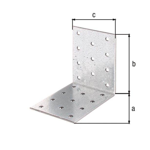VEZNI ELEMENT ALBERTS 80X80X60 MM KOTNI PERFORIRAN