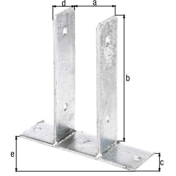 VEZNI ELEMENT ALBERTS NOSILEC ZA STEBER 71X200 U ZA VIJAČENJE V BETON