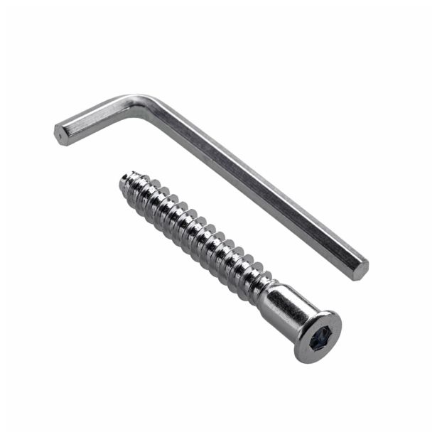 VEZNI VIJAK HETTICH DIY 7X50 MM, POCINKAN, V ZAVOJU JE 20 KOS