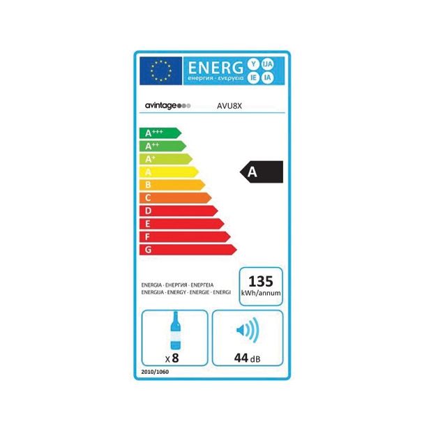 VGRADNA HLADILNA VITRINA AVINTAGE AVU 8X