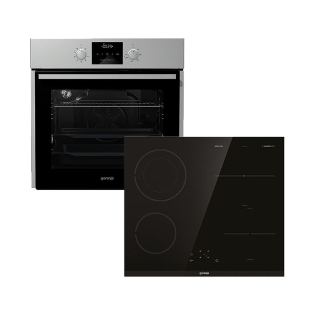 VGRADNA PEČICA + PLOŠČA GORENJE BO 635 E20X+ICT 641 BCSC POLBELI MIX