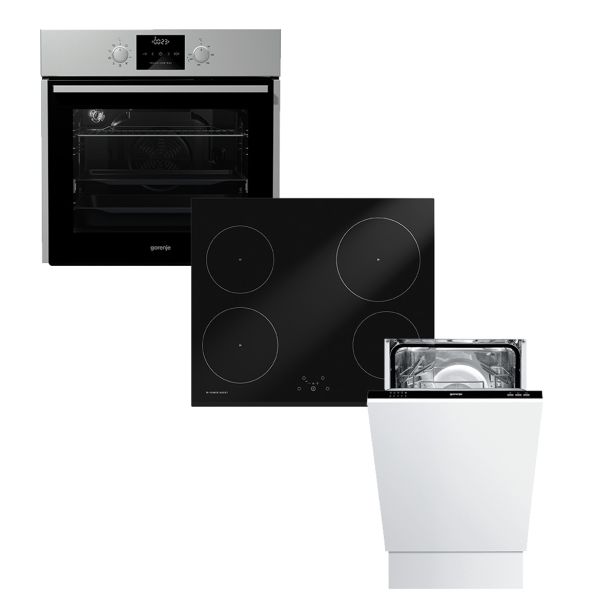 VGRADNA PEČICA + PLOŠČA GORENJE BO 635E20X + IT 614 SC + GV 51010