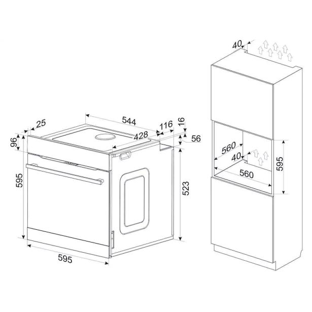 VGRADNA PEČICA AMICA EBPX945600SM