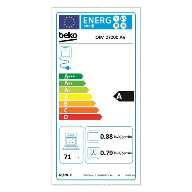 VGRADNA PEČICA BEKO OIM 27200 AV
