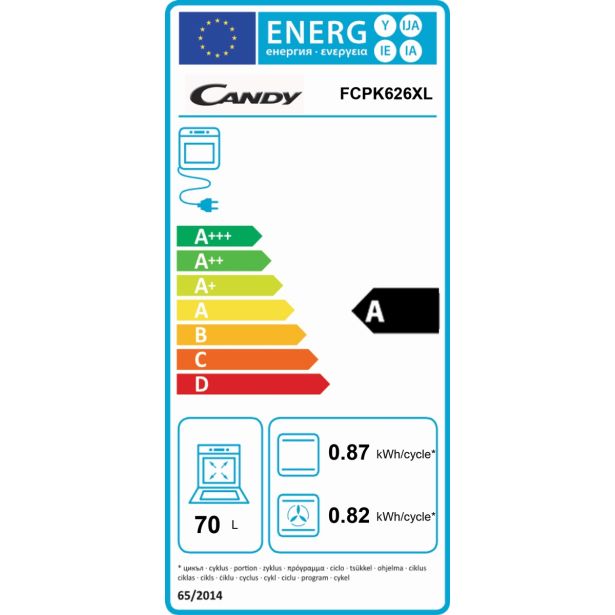 VGRADNA PEČICA CANDY FCPK 626 XL